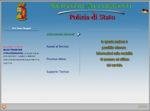 Servizio di invio telematico delle schedine alloggiati web